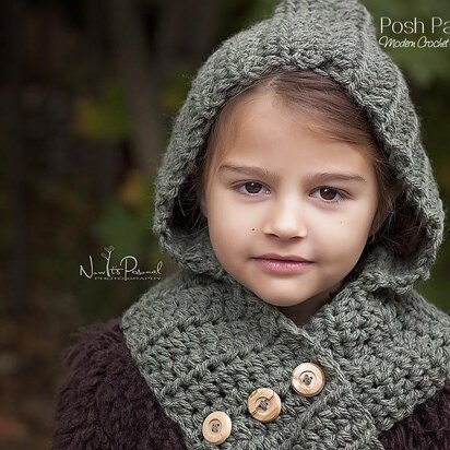 Easy Hooded Scarf Crochet Pattern 113