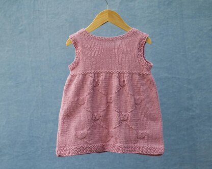 P160 Hearts & Crosses Short Sleeved/Sleeveless Dress