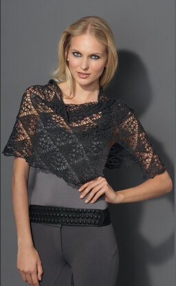 Shawl in Katia Inox Lace - Downloadable PDF