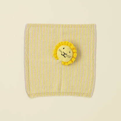 Sonny & Arlo Baby Comforters - Free Toy Knitting Pattern in Paintbox Yarns Baby DK