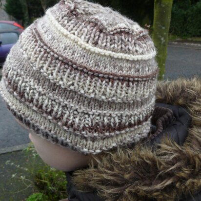 Knitted Baby Boys Girls Unisex Beanie Hat - knitting pattern