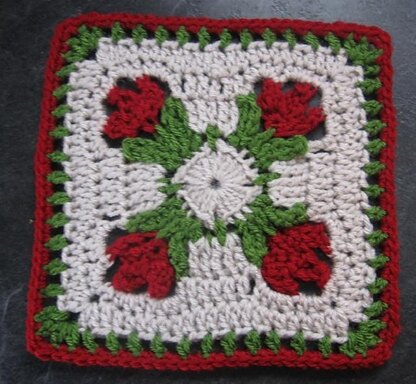 Tulip Dishcloth TUTORIAL 