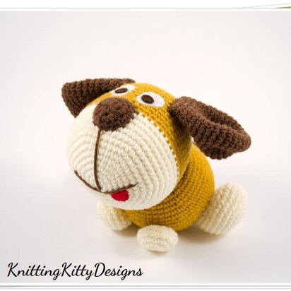 Amigurumi Brown Puppy Dog