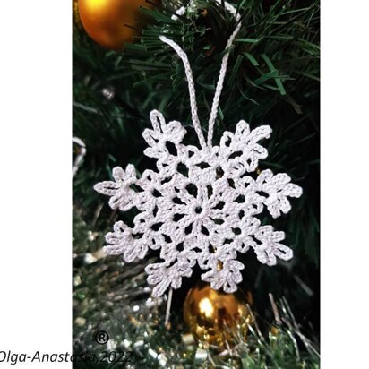 Crochet snowflake 15