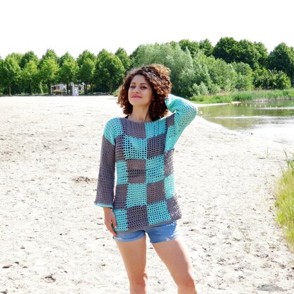 Plaid Summer Sweater