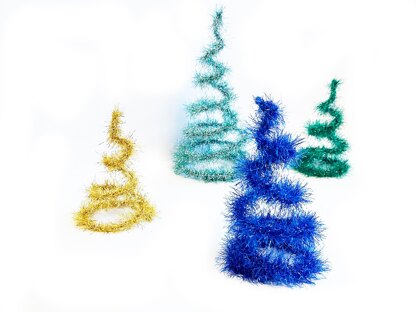 Christmas tree Crochet pattern Tabletop xmas tree Miniature decorations