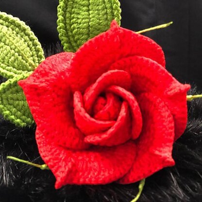 Hybrid Tea Rose Crochet Pattern