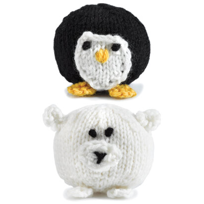 347 Knit Penguins and Polar Bears - FreeToysFree Knitting Pattern for Christmas in Valley Yarns Northampton