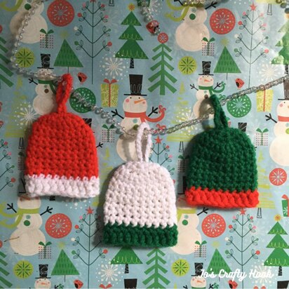 Mini Beanie Ornaments