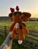 Forest Mountain Monster | Crochet Pattern | Mysterious creature with mushrooms on its head