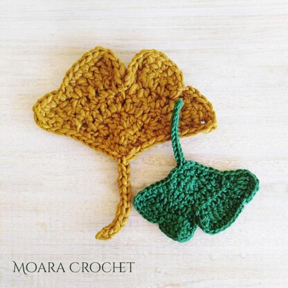 Crochet Ginkgo Leaf