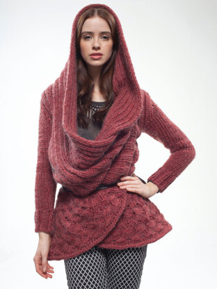 Big Red Cardigan in Rowan Cocoon