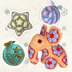Christmas African Flowers Elephant Baubles Star