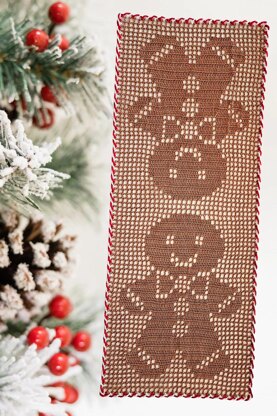 Gingerbread Man Table Runner