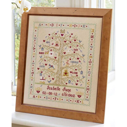 Historical Sampler Company A is for Ark Birth Sampler Cross Stitch Kit -  38cm x 32cm