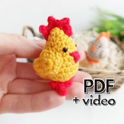 Tiny Chicken crochet pattern