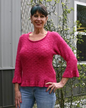 Ruffled Suri Pullover