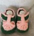 Two Tone T-Bar Baby Shoes