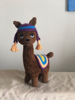 Brown Llama crochet pattern