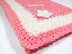 Alternating v stitch arches baby blanket