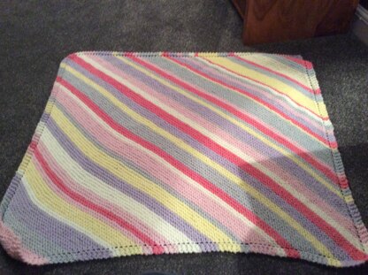 Knit bright stripes