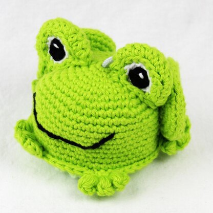 Freya the Frog Scrubby Amigurumi