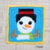 Snowman Granny Square