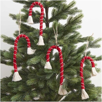 Rico Candy Canes Macramé Kit - 20 x 8cm