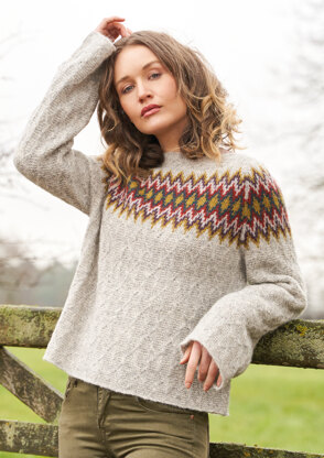 Jackie Jumper in Rowan Alpaca Classic - ZB328-00005-DEP - Downloadable PDF