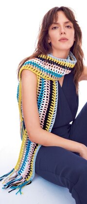 Sweater and Scarf in Rico Fashion Jersey - 404 - Downloadable PDF