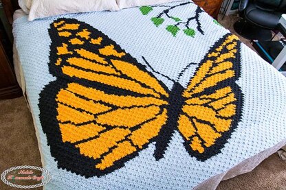 Mini C2C Butterfly Blanket