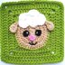 Sheep Granny Square