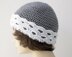 Lace Brim Cloche Hat