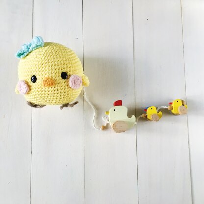Piyoko-chan the chubby chick amigurumi crochet pattern by amigurumei