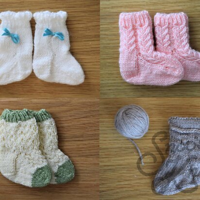 Baby Socks Knitting Pattern Snoo's Knits