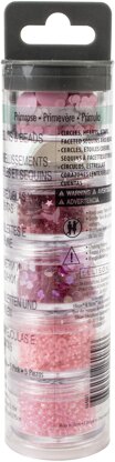Sizzix Making Essential Sequins & Beads 5/Pkg - Primrose, 5g Per Pot