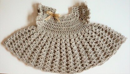 Easy Crochet Girl Dress (6 months - 8 years)