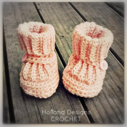 Classic Ribbed Baby Booties