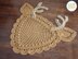 Blizzard the Reindeer Rug or Corner Doily Rug