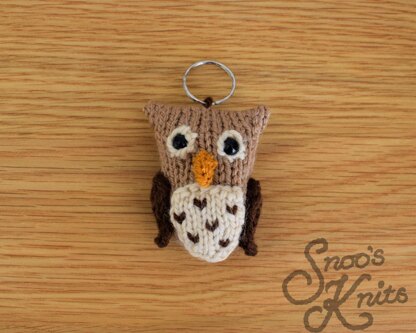 Owl Keyring Knitting Pattern Snoo's Knits