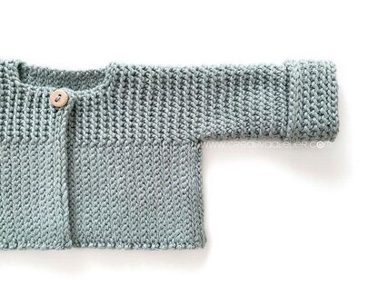 8 sizes - ITSY-BITSY Crochet Cardigan