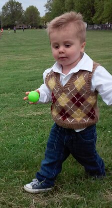 Toddler Argyle Sweater Vest