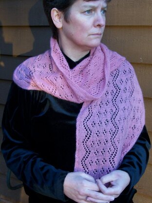 Climbing Roses shawl