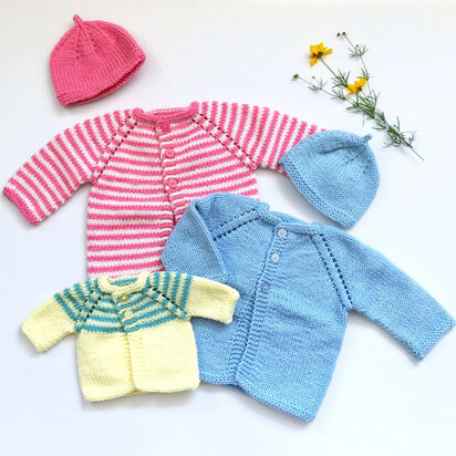 Yankee Knitter Designs 31 Baby Sweaters, Hat & Blankets PDF