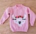 Llama Chunky Sweater