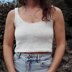 SUNRISE Tank Top 1.0 || knit tank top, basic, wide neckline.