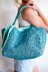 Large summer raffia bag