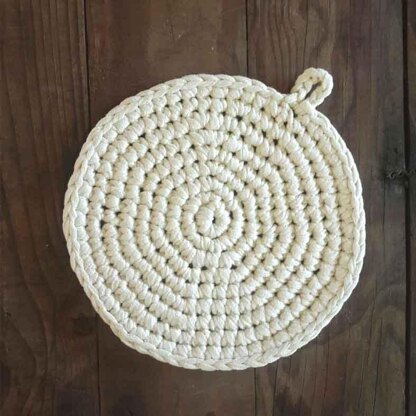 Round Potholder Crochet Pattern