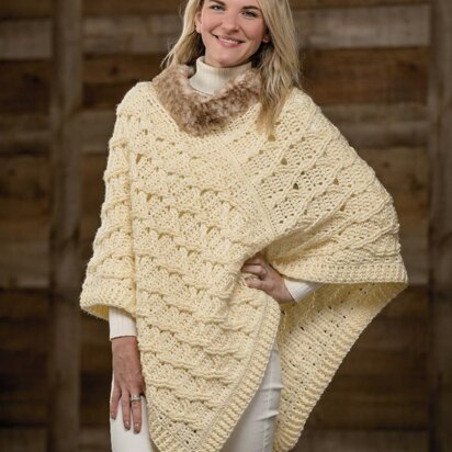 Lattice Cabled Poncho