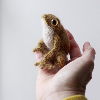 Small Knitted Frog Pattern